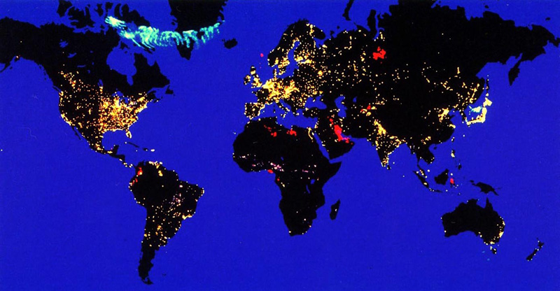 Lumières sur la planète