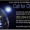 Journée de la Terre - Call for Climate