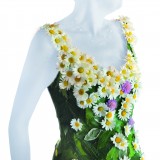 Robe en fleurs pour mariage bio