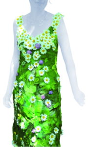 Robe végétale pour mariage écolo