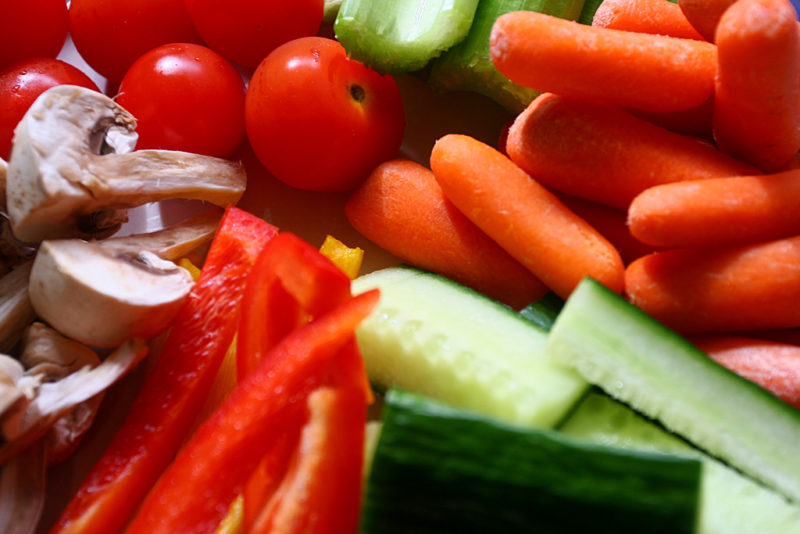 Crudités dans le régime Seignalet