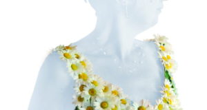 Robe en fleurs pour mariage bio