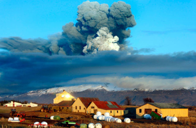 Le Nuage de cendre du Volcan Islandais