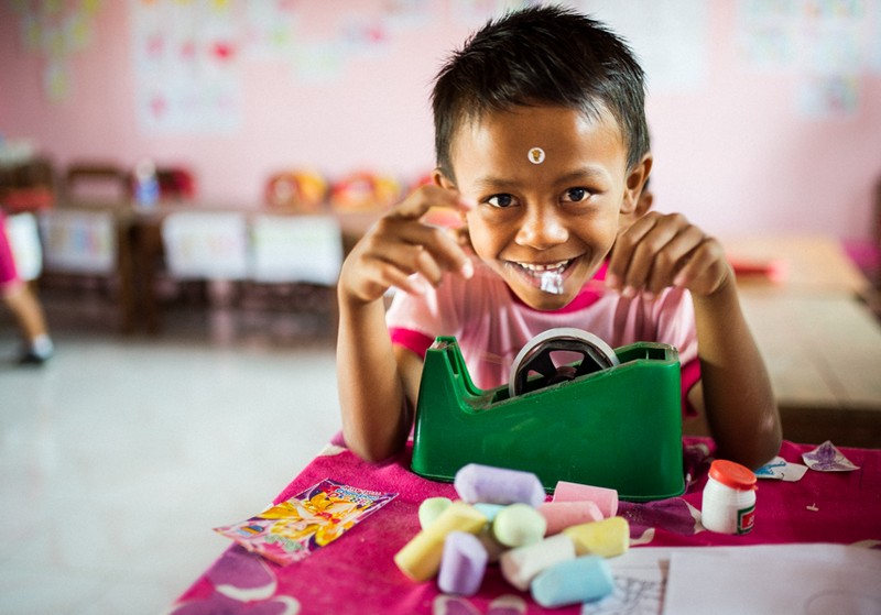 Aider les enfants de Bali