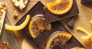 Tablette de chocolat noir et orange bio