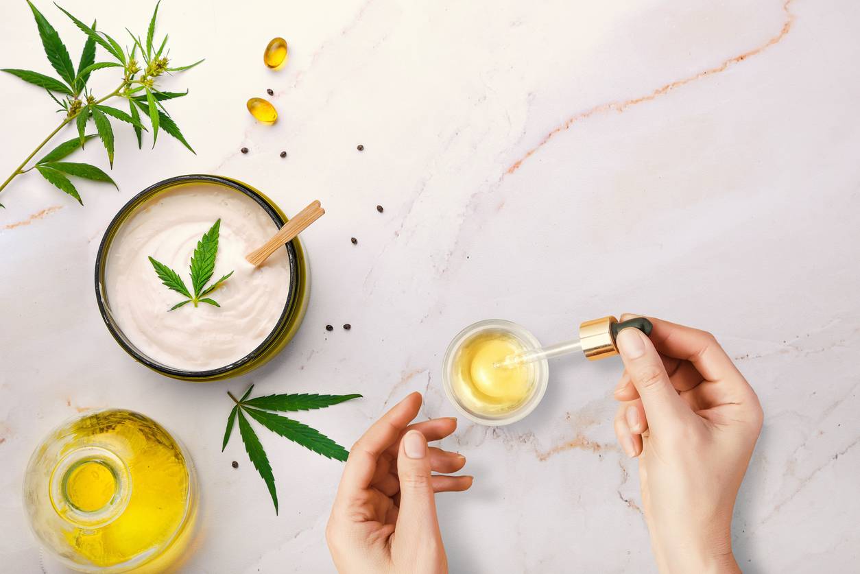 produits cosmétiques CBD