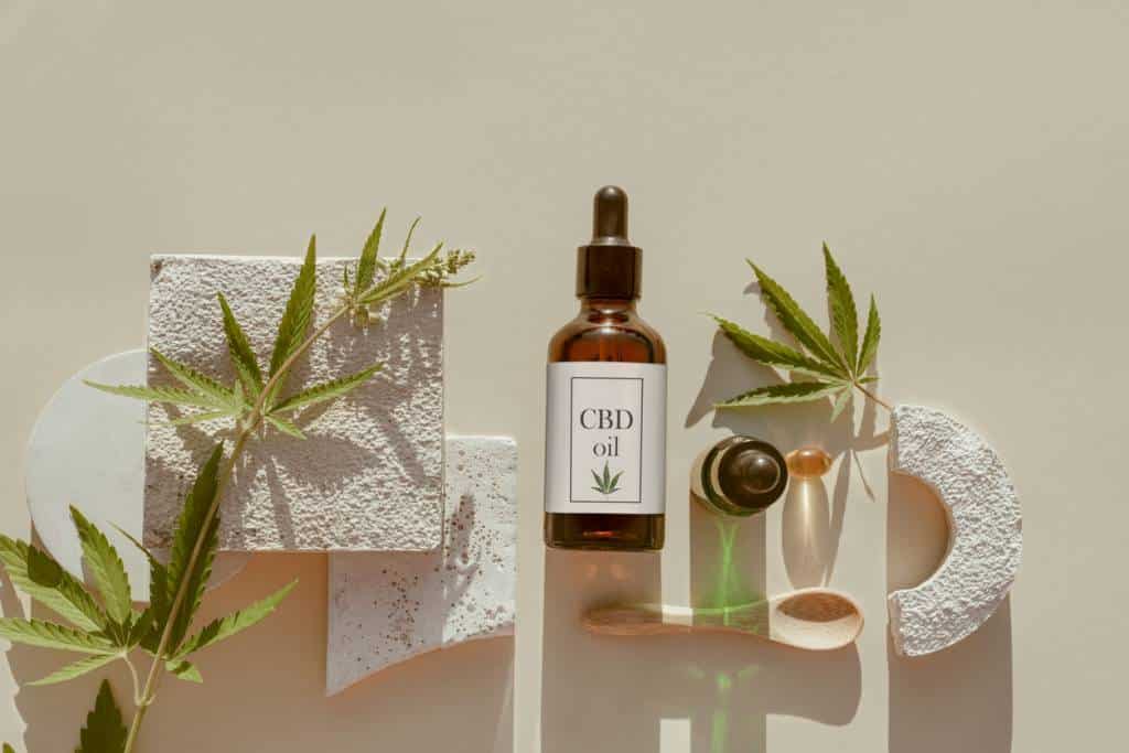 huile CBD peau