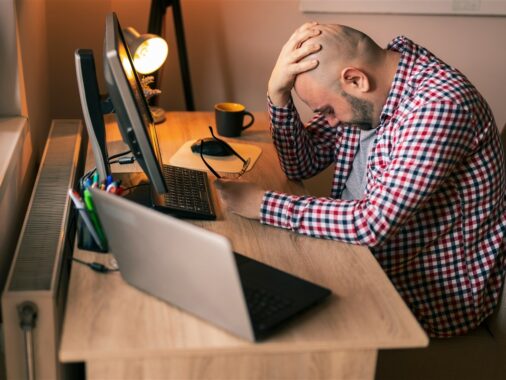 l'homme et le stress