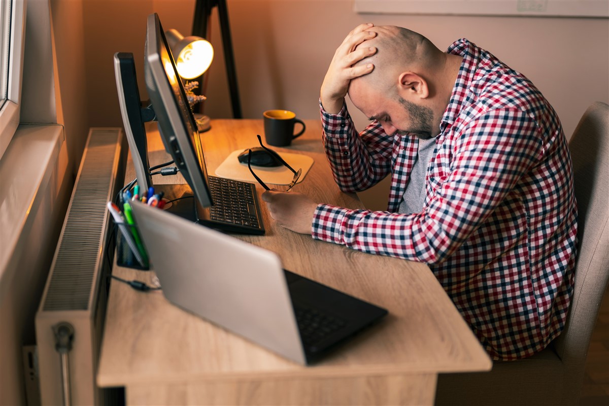 l'homme et le stress