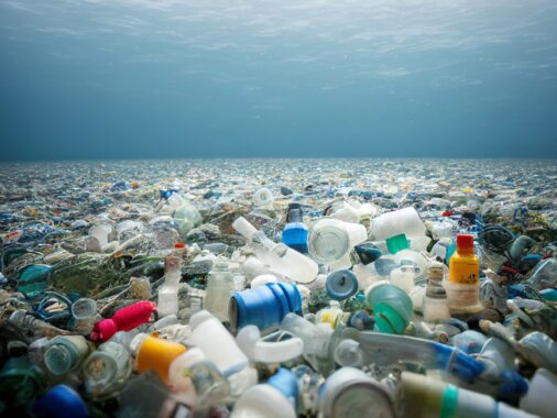 étude des îles de plastique