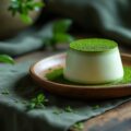 découvrez la panna cotta au thé matcha, une délicieuse fusion de crème veloutée et de la saveur terreuse du thé matcha. un dessert raffiné qui ravira vos papilles par son équilibre parfait entre douceur et umami.