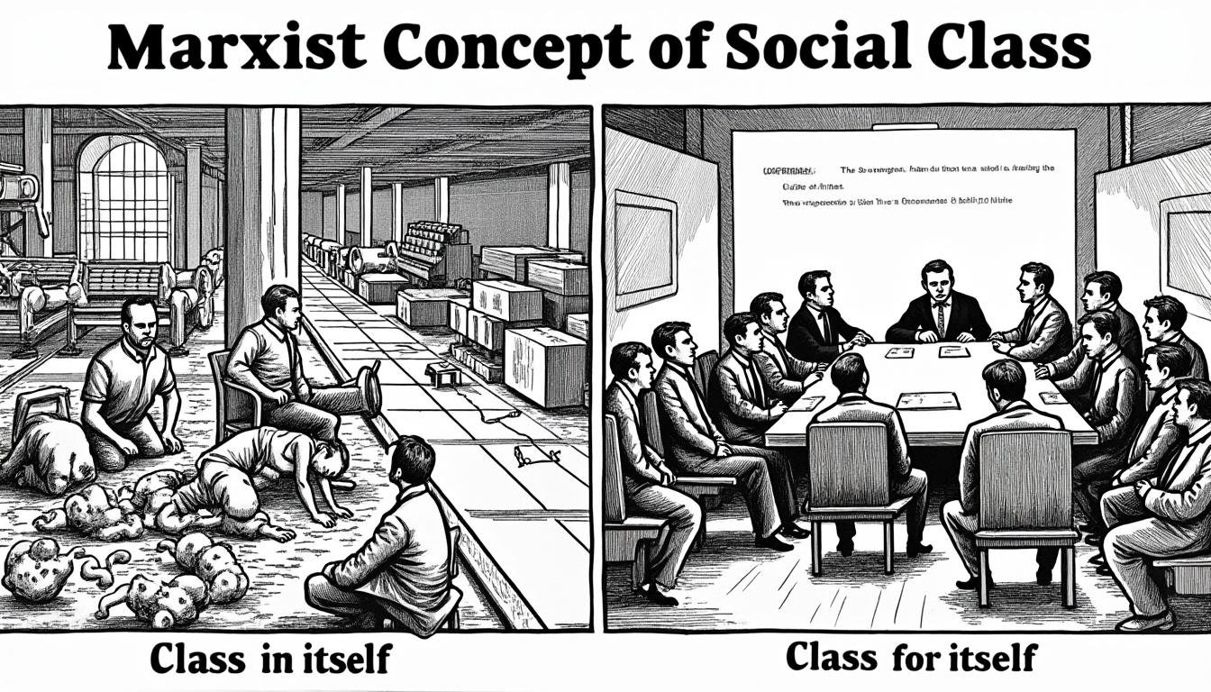 comprenez la distinction fondamentale entre une classe en soi et une classe pour soi en philosophie, et découvrez leurs implications sociales et politiques.