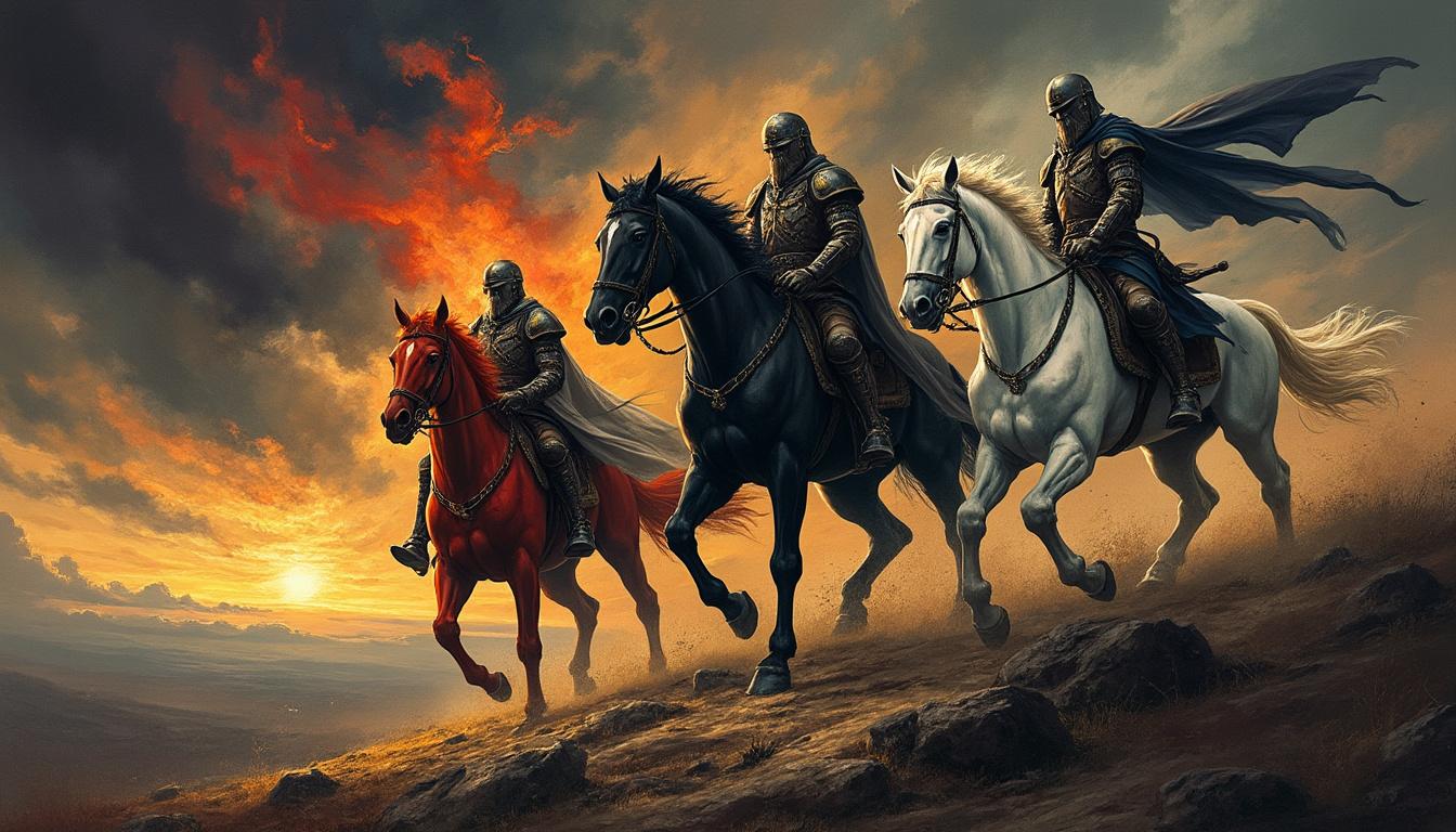 découvrez les origines, significations et représentations des 4 cavaliers de l'apocalypse à travers les mythes, légendes et vérités historiques. plongez dans l'histoire fascinante de ces figures emblématiques.