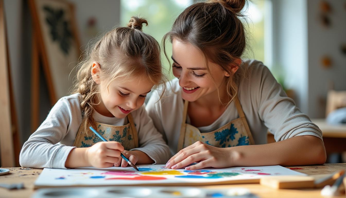 découvrez comment vivre heureux avec votre enfant tout en stimulant sa créativité grâce à des conseils pratiques et bienveillants.