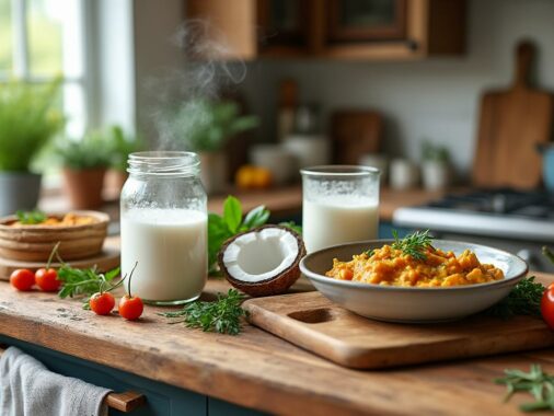 découvrez des recettes simples et savoureuses pour utiliser du lait de coco périmé et lutter contre le gaspillage alimentaire tout en prenant soin de votre santé.