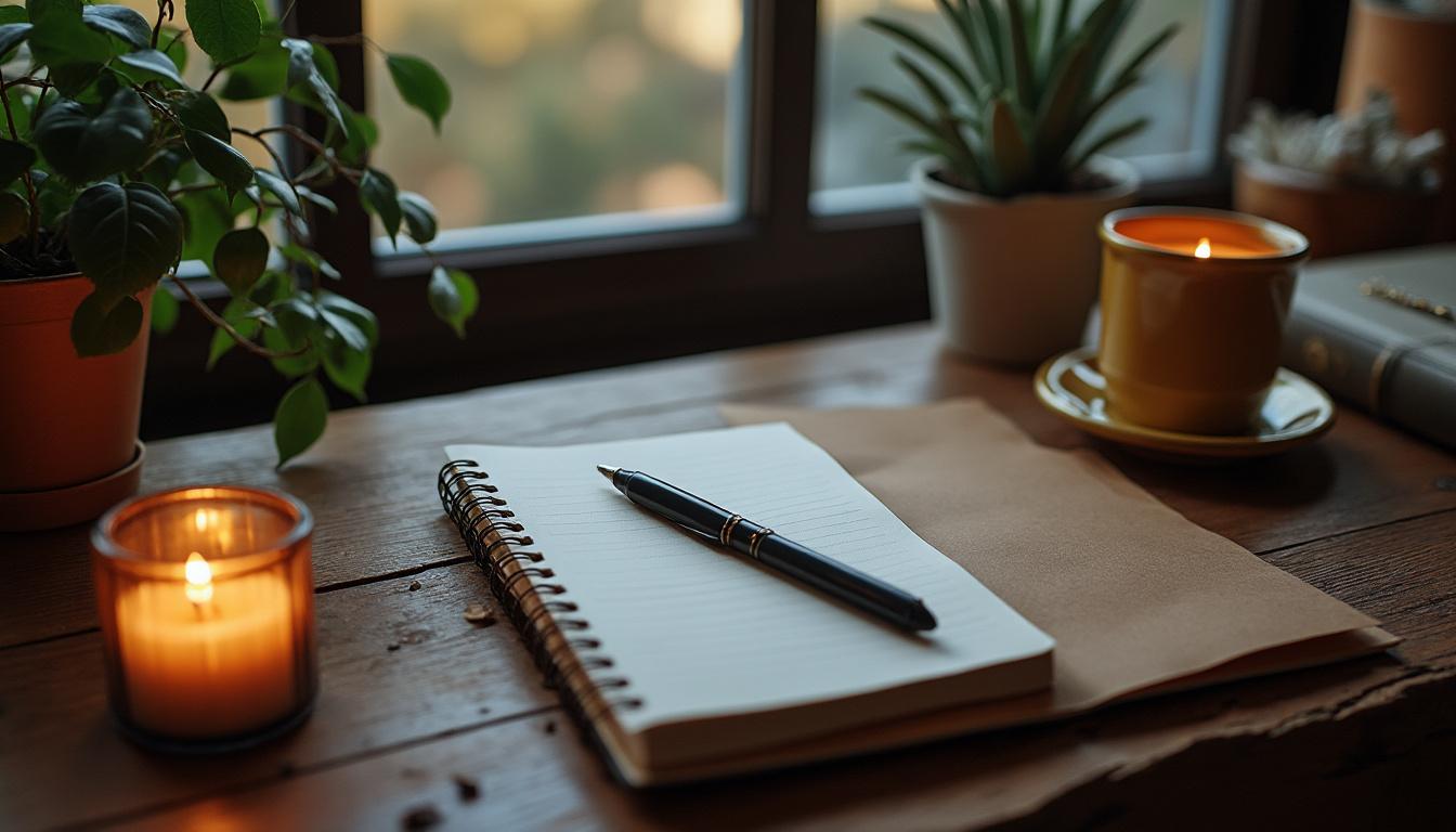 découvrez comment utiliser un carnet de gratitude grâce à des techniques innovantes pour cultiver le bonheur et la positivité au quotidien.