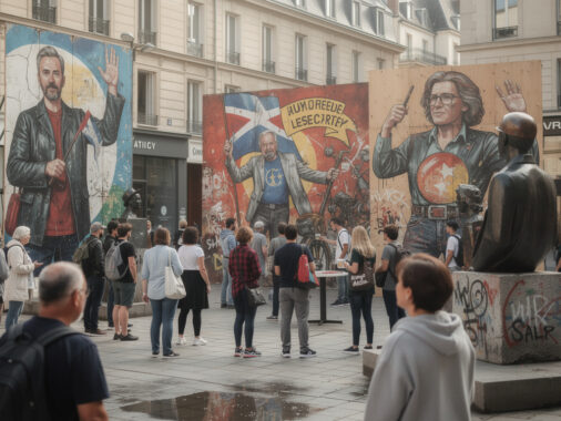 explorez comment l'art et le pouvoir utilisent symboles et slogans pour influencer l'opinion publique et façonner les perceptions dans la société.