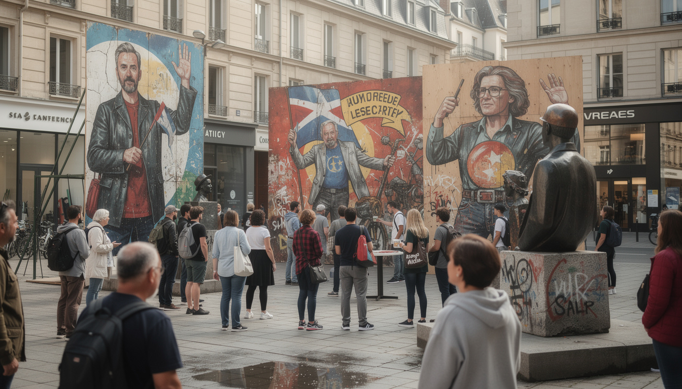 explorez comment l'art et le pouvoir utilisent symboles et slogans pour influencer l'opinion publique et façonner les perceptions dans la société.