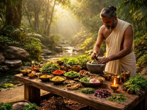 plongez dans l'univers de l'ayurveda, une médecine millénaire aux secrets puissants pour un bien-être naturel et harmonieux.