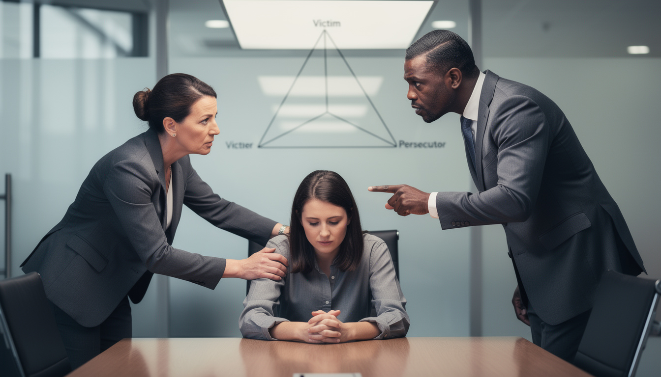 découvrez comment la communication assertive peut vous aider à sortir du triangle de karpman et à améliorer vos relations personnelles et professionnelles.