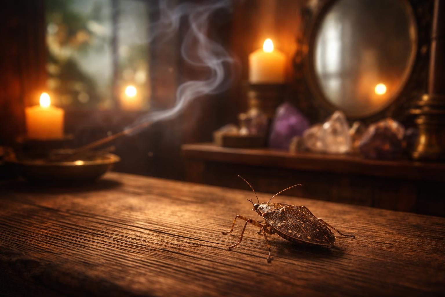 découvrez les secrets cachés derrière la présence de la punaise marron dans votre maison et explorez sa signification spirituelle profonde.