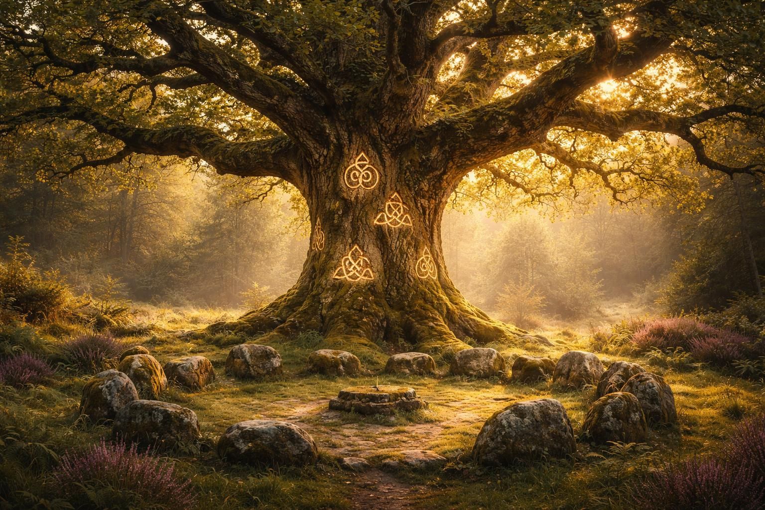 explorez la symbolique du chêne dans la culture celtique et découvrez son importance spirituelle, ses légendes et sa place dans les traditions anciennes.