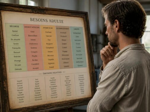 découvrez comment le tableau des émotions peut vous aider à décrypter vos sentiments et identifier vos besoins d'adulte pour mieux comprendre et gérer vos émotions au quotidien.