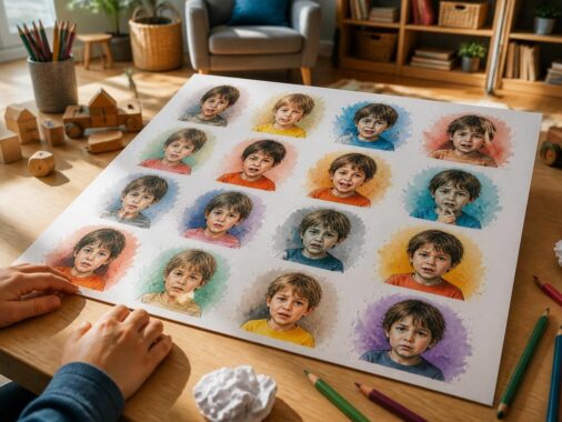 découvrez notre tableau des émotions à imprimer, un outil pratique pour aider vos enfants à exprimer leurs sentiments et améliorer la communication familiale.